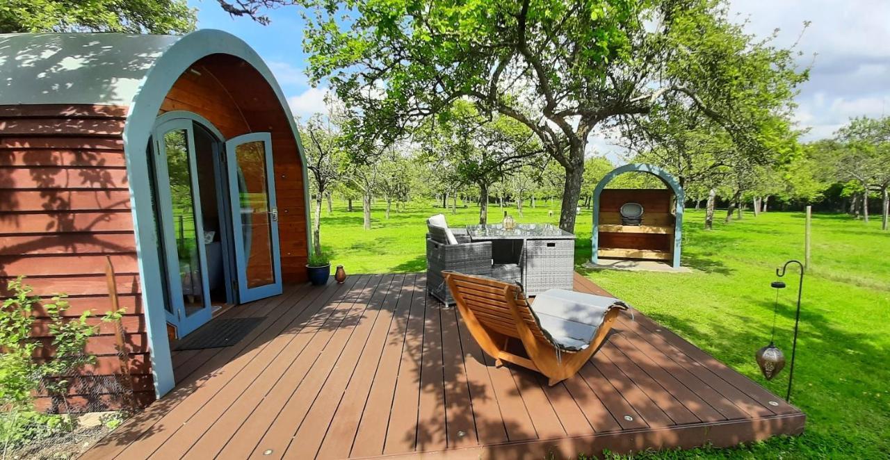 Orchard Farm Luxury Glamping And Campsite Glastonbury Bagian luar foto